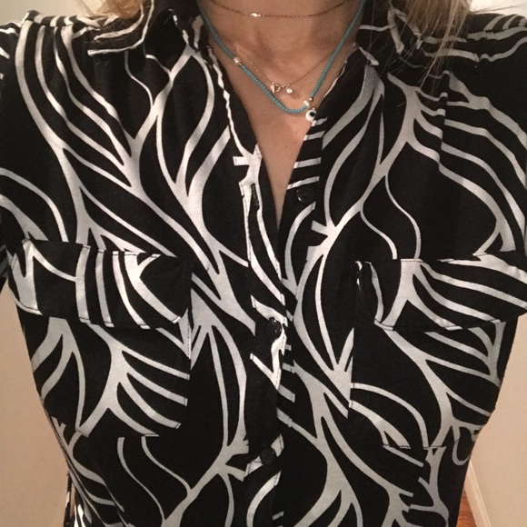 H&M Zebra Pattern Dress w/ Belt - Picture 5 of 8